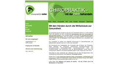 Desktop Screenshot of chiropraktik-aachen.de